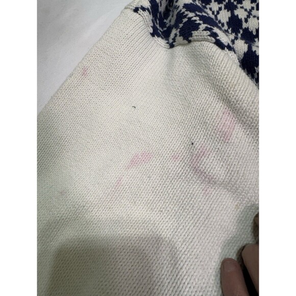 Vintage Eddie Bauer Sweater Mens Large Golf Argyle Cardigan Button Front 90s - Picture 7 of 16